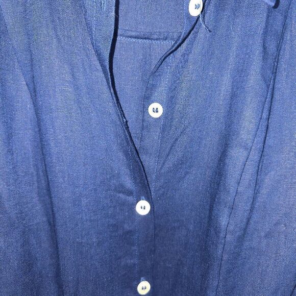 Hill House Navy Blue The Lily Shirt Dress XX-Small - Picture 4 of 5